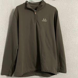 Mens dark gray pull over